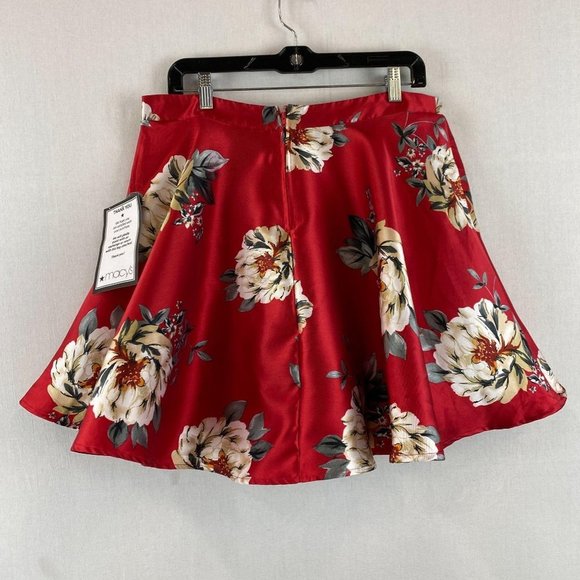 CITY STUDIO Macy's Red Skirt NWT - Picture 6 of 8